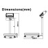 balance 150 kg / 20 g 400 x 400 mm
