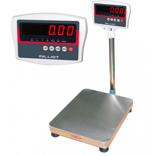 Pèse-colis pèse-colis électronique balance professionnelle (Poids max. :  300 kg, Précision : 100 g, Plateau de pesée : 310 x 385 mm)