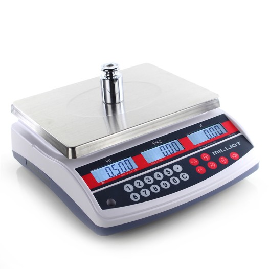 Balance poids prix robuste  15 kg/5 g - 300x230 mm