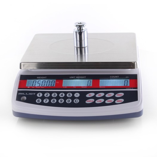 Balance compteuse robuste  6 kg/0,1 g - 230x300 mm