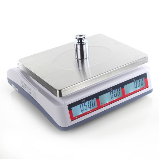 Balance poids prix bi-échelon 15-30 kg/5-10 g - 300x230 mm