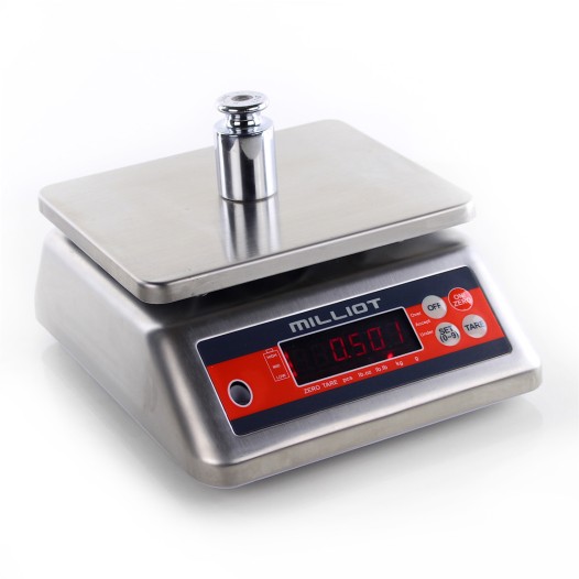 Balance inox compacte SS-15 kg/1 g - 180x200 mm