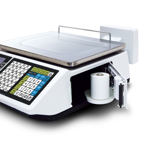Balance poids prix avec ticket 6/15 kg - 2/5 g, conforme loi fiscale
