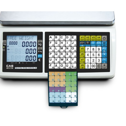 Balance poids prix avec ticket 15/30 kg conforme loi fiscale 2018