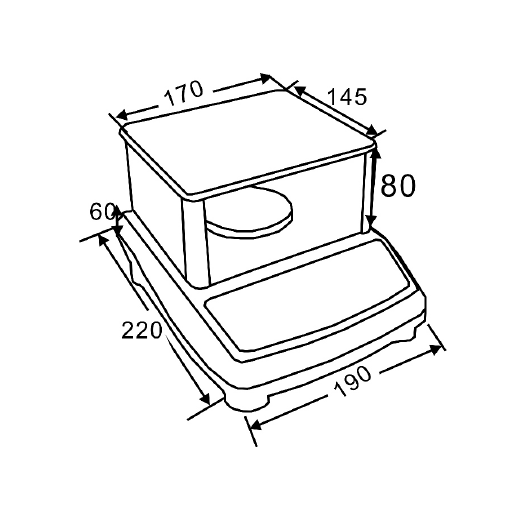 Balance de laboratoire ABD PRO 120 g/0,001 g - 80 mm