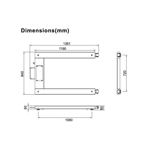 Pese palette  1500 kg/500 g