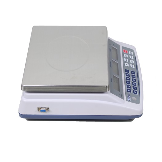 Balance compteuse ABDPRO. 3 afficheurs. Portée 15 kg, précision 0.5g.