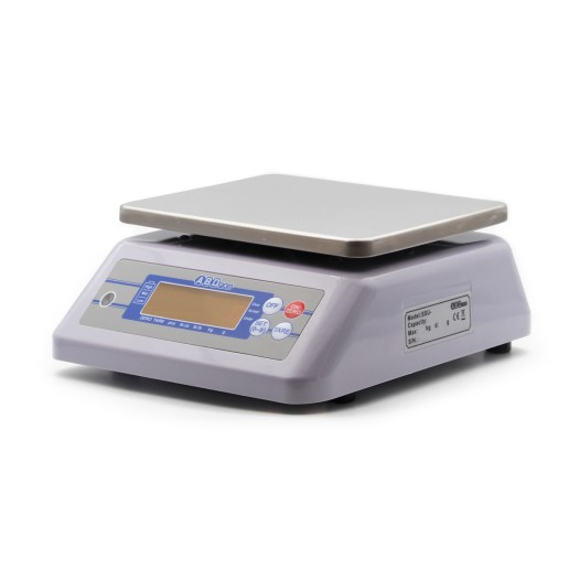 Balance de cuisine 150 Kg max, résolution 50 g, en ABS, 10 W, 220 V