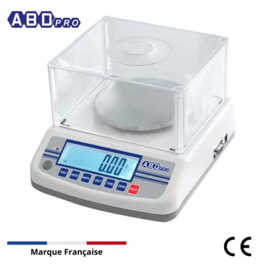 Nouvelle balance de laboratoire ABDPRO portée 600g / précision 0.01g