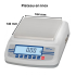 Balance de laboratoire portée 6000g / précision 0.1g
