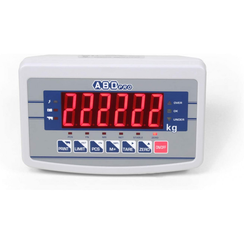 Balance Pèse-colis WEDO 50 Plus - Capacité 50kg, Précision 5g, Fonction Comptage - Alimentation Secteur Ou Piles