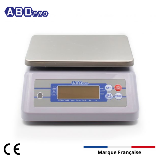 image cover Balance Étanche ABDPRO SSU - 15kg/1 g -...