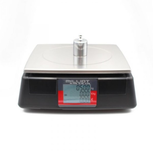 Balance poids-prix bi-échelon portée 6/15 kg, précision 2/5 g