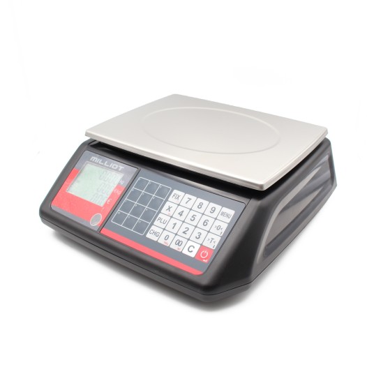 Balance poids-prix bi-échelon Milliot max 15/30kg, précision 5/10g