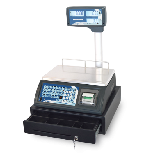 Balance poids prix avec ticket RTI 6/15 kg - 2/5 g - 365x235 mm