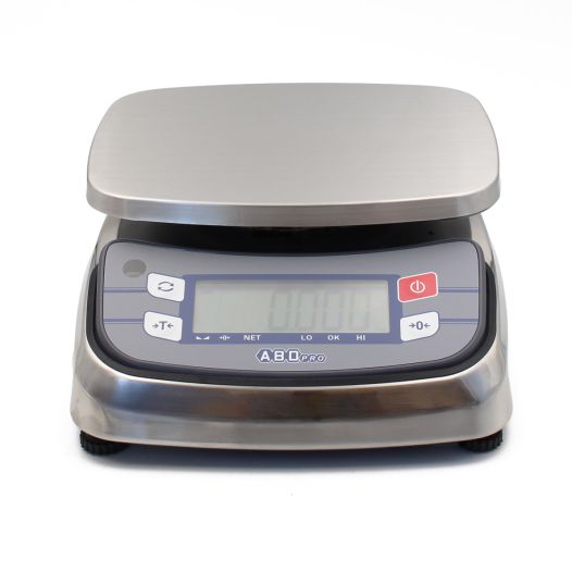 Balance inox ABDPRO, portée 6 kg, précision 0.5g, plateau 190x230 mm