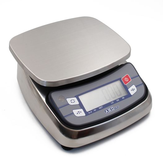 Balance inox ABDPRO, portée 6 kg, précision 0.5g, plateau 190x230 mm