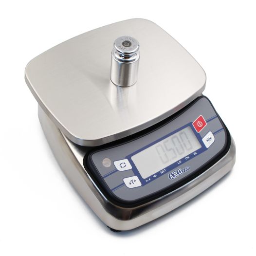 Balance inox ABDPRO, portée 6 kg, précision 0.5g, plateau 190x230 mm