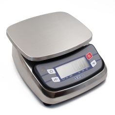 Balance inox homologuée ABDPRO, portée 3/6 kg, précision 1/2g, 190x230 mm