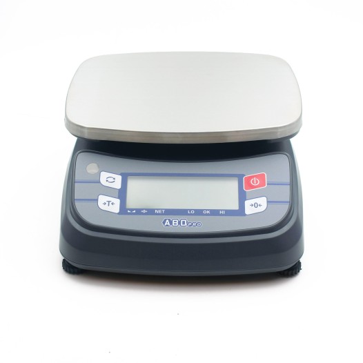 Balance compacte étanche homologuée ABDPRO AFC, portée 6/15 kg
